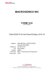 MacroGenics Inc