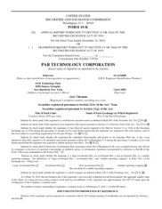 PAR Technology Corp.