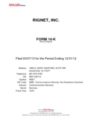 Rignet Inc