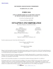 Synaptics Inc.