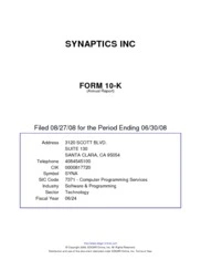 Synaptics Inc.
