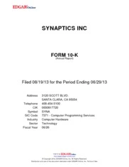 Synaptics Inc.