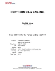 Northern Oil & Gas, Inc.