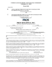 PROS Holdings, Inc.