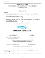 PROS Holdings, Inc.