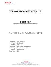 Teekay LNG Partners L.P.