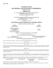 Universal Health Realty Income Trust