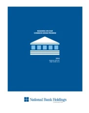 National Bank Holdings Corp