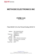 Methode Electronics Inc.