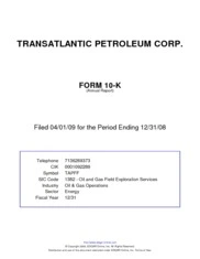 TransAtlantic Petroleum Ltd