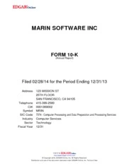 Marin Software Inc