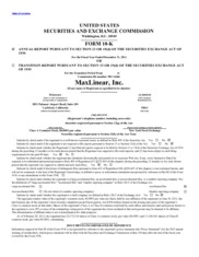 MaxLinear, Inc.