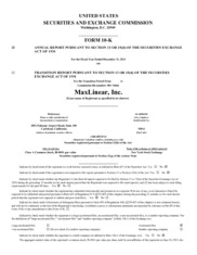 MaxLinear, Inc.