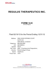 Regulus Therapeutics