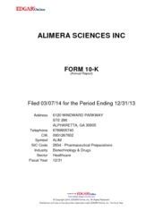 Alimera Sciences, Inc.