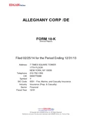 Alleghany Corporation