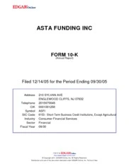 Asta Funding