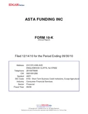 Asta Funding