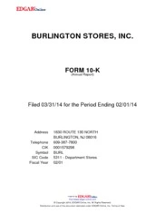 Burlington Stores Inc