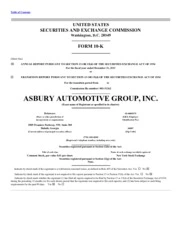 Asbury Automotive Group, Inc.