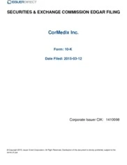 CorMedix, Inc.