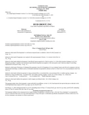 Hub Group Inc