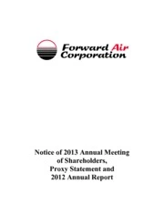 Forward Air Corp.