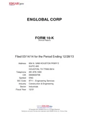 ENGlobal Corporation
