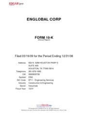 ENGlobal Corporation