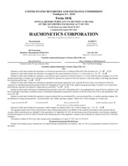 Haemonetics Corporation