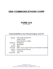 SBA Communications Corp.