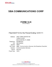 SBA Communications Corp.