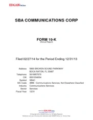 SBA Communications Corp.
