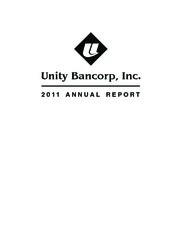 Unity Bancorp, Inc.