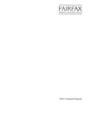 Fairfax Financial Holdings Ltd