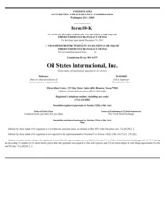 Oil States International Inc.