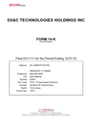 SS&C Technologies, Inc.