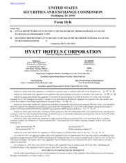 Hyatt Hotels Corporation