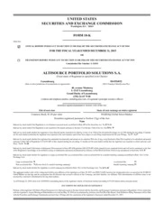 Altisource Portfolio Solutions S.A.