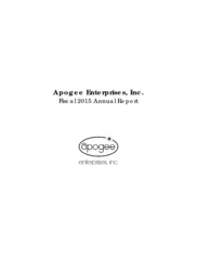 Apogee Enterprises, Inc.