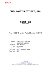 Burlington Stores Inc
