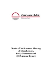 Forward Air Corp.