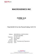 MacroGenics Inc