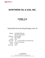Northern Oil & Gas, Inc.