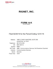 Rignet Inc