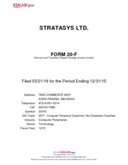 Stratasys Inc.