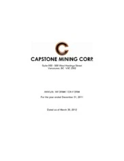 Capstone Copper Corp.