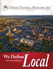 Home Federal Bancorp, Inc. of Louisiana