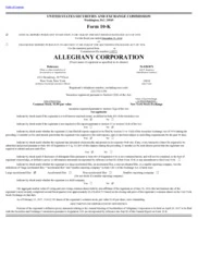 Alleghany Corporation