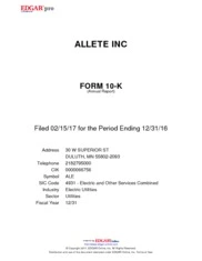 ALLETE Inc